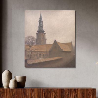 St. Peter'S Church Copenhagen Vilhelm Hammershøi vhm55 canvas print 