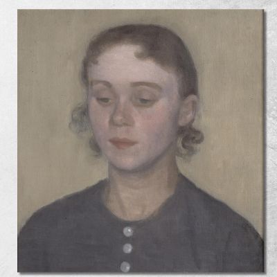 The Artist'S Wife Ida Hammershøi (Née Ilsted) Vilhelm Hammershøi vhm63 canvas print 