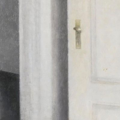 White Doors Strandgade 30 Vilhelm Hammershøi vhm73 canvas print