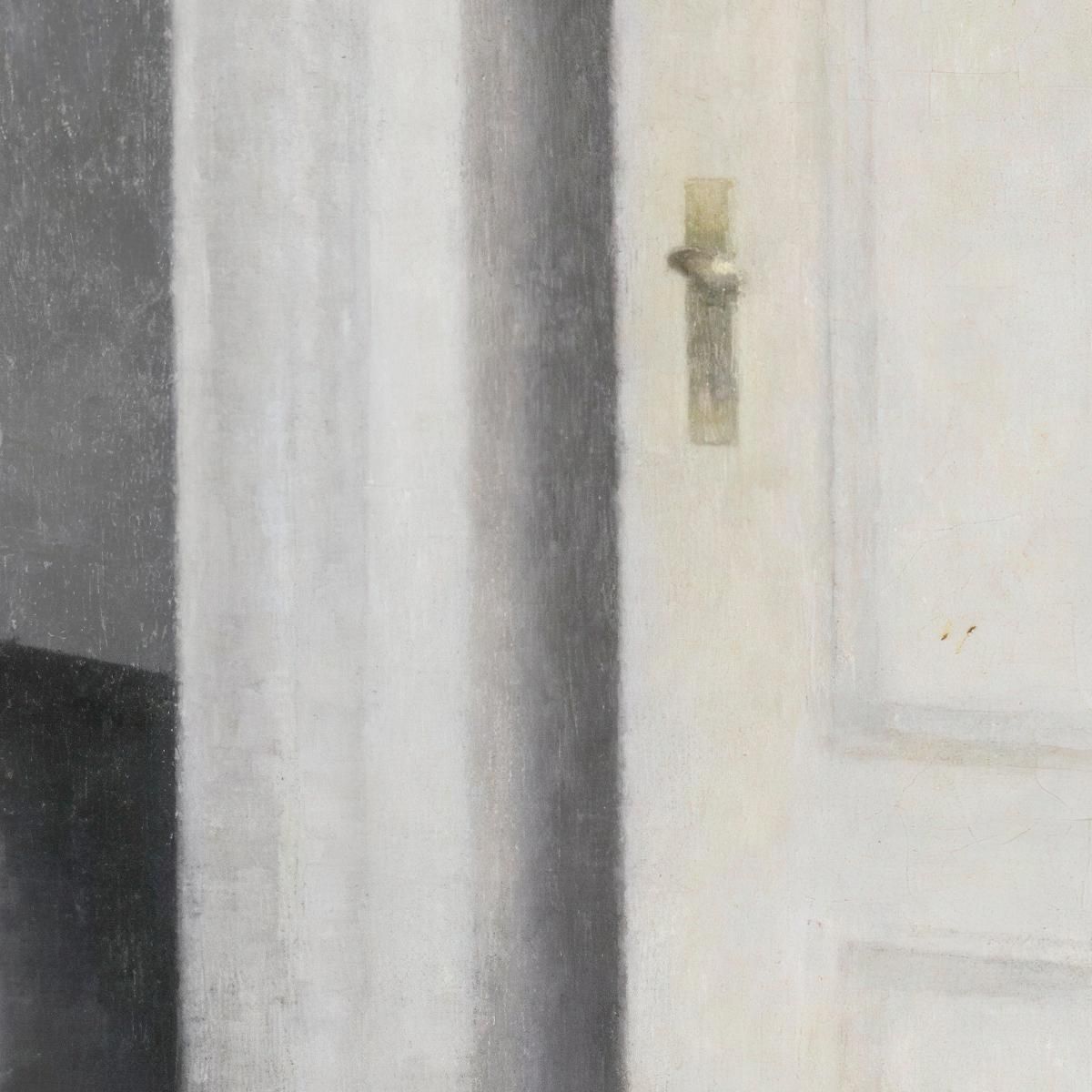 White Doors Strandgade 30 Vilhelm Hammershøi vhm73 canvas print