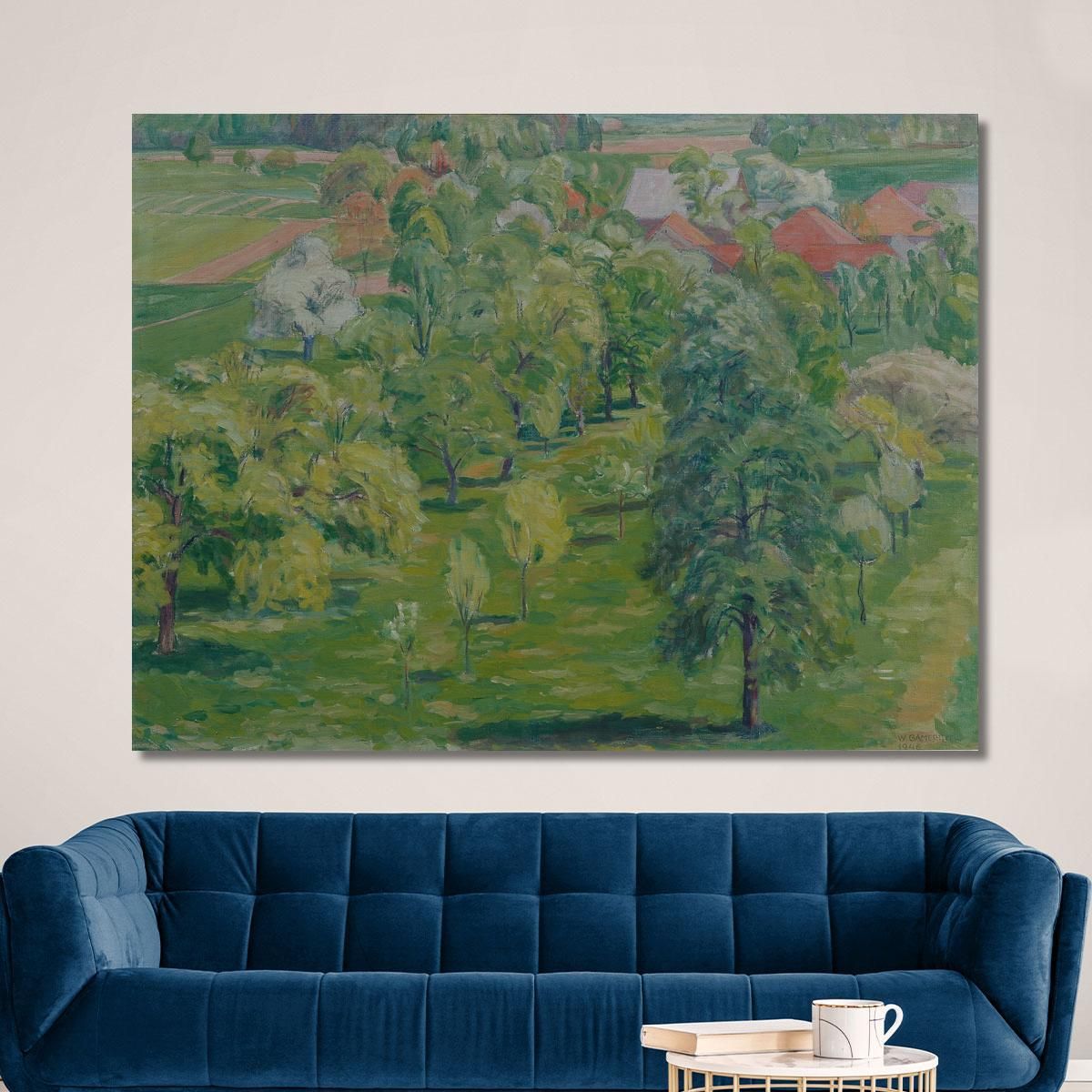 Spring At The Attersee Walther Gamerith wgm11 canvas print 