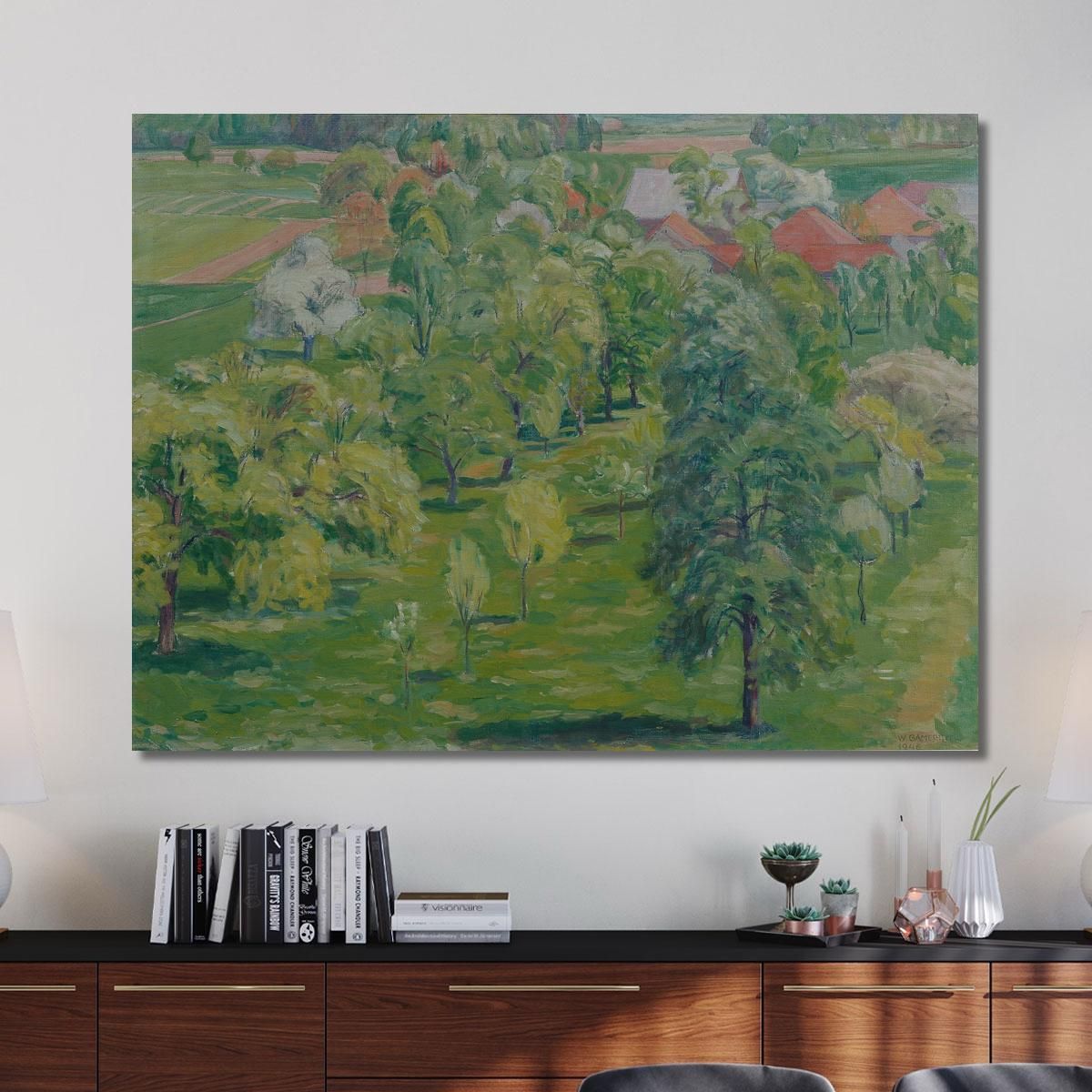 Spring At The Attersee Walther Gamerith wgm11 canvas print 