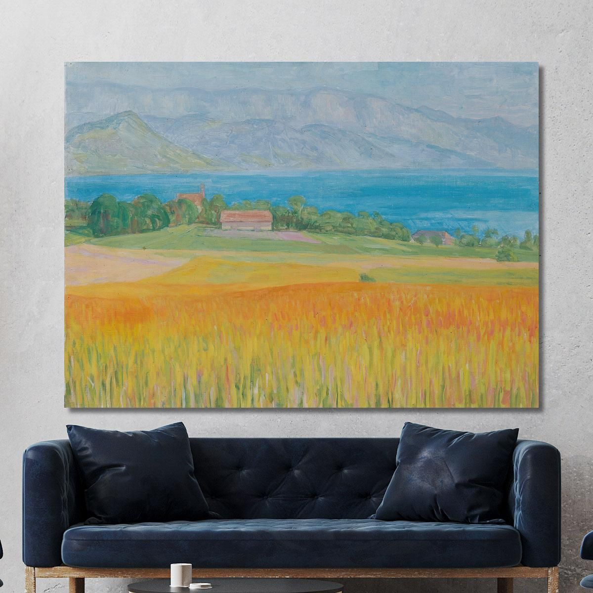 Cornfield At The Attersee Walther Gamerith wgm16 canvas print 