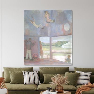 Merry-Go-Round Walther Gamerith wgm19 canvas print 