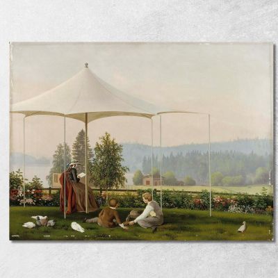 In The Garden Of Haminalahti Ferdinand von Wright fvw12 canvas print 