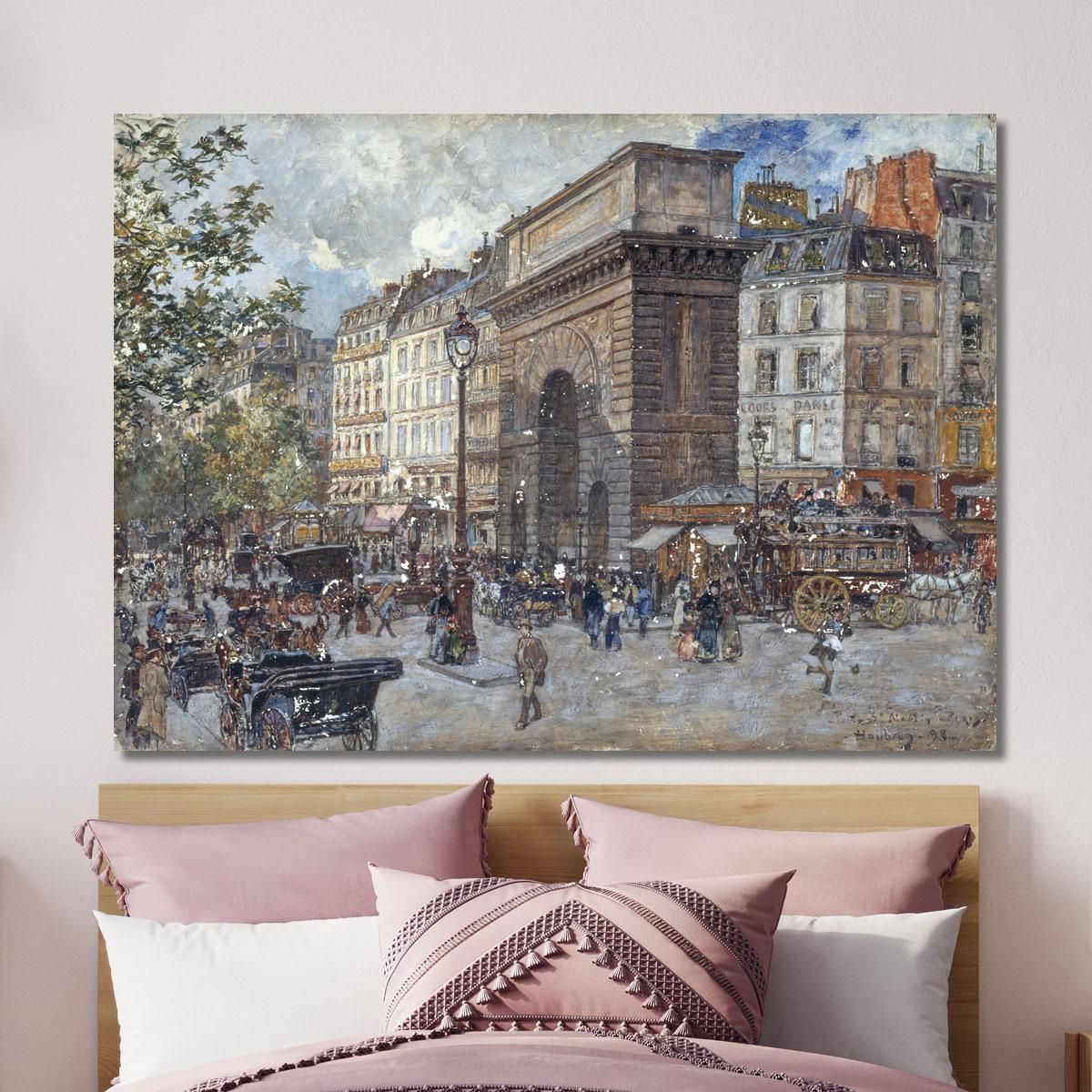The Porte Saint-Martin Frédéric Houbron fhb13 canvas print 