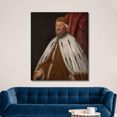 Doge Pietro Loredano Jacopo Tintoretto jtn7 canvas print 