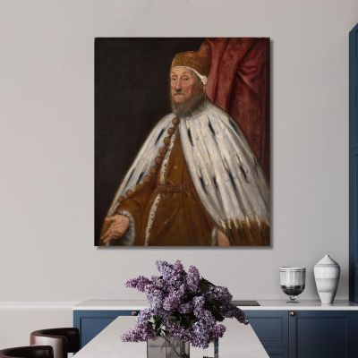 Doge Pietro Loredano Jacopo Tintoretto jtn7 canvas print 