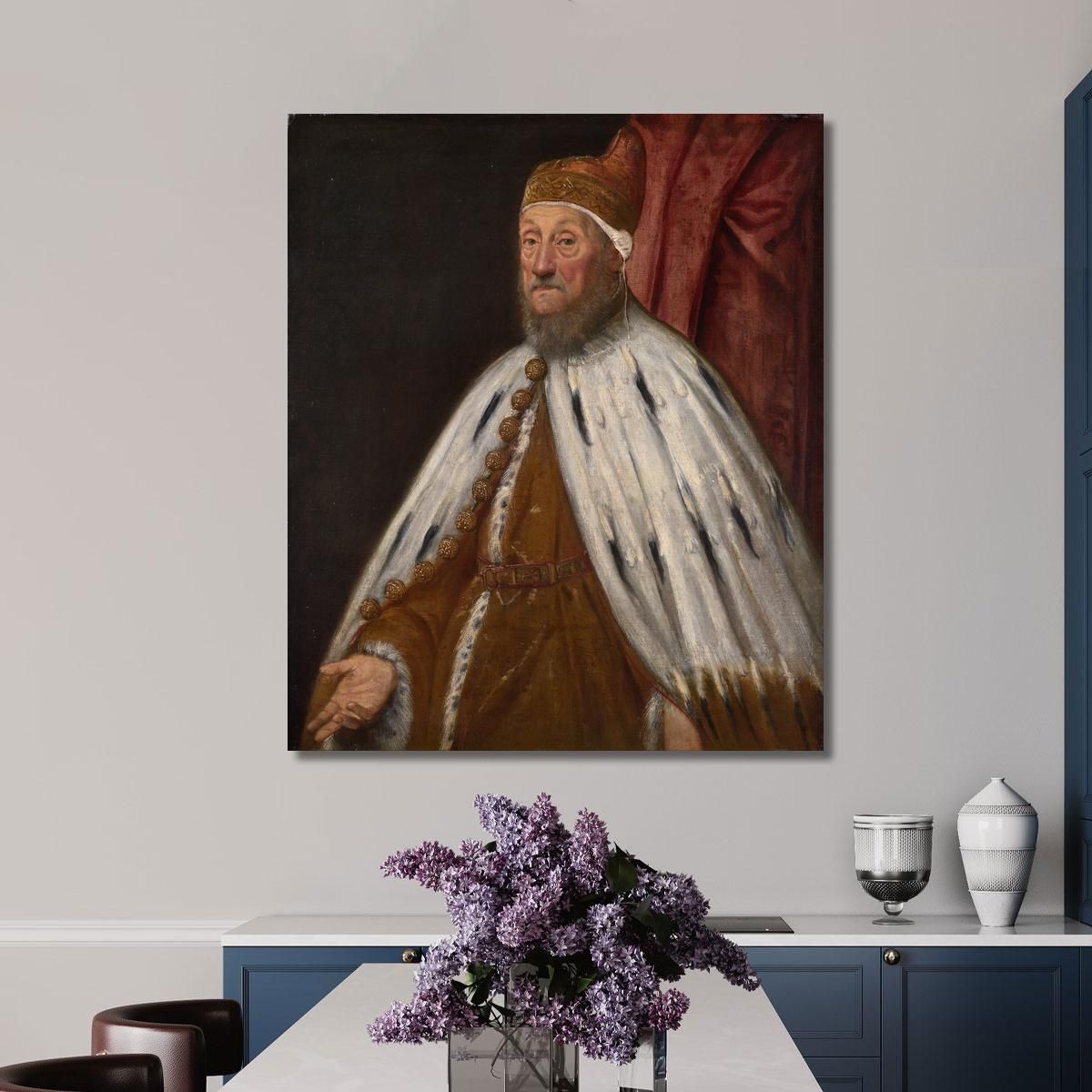 Doge Pietro Loredano Jacopo Tintoretto jtn7 canvas print 