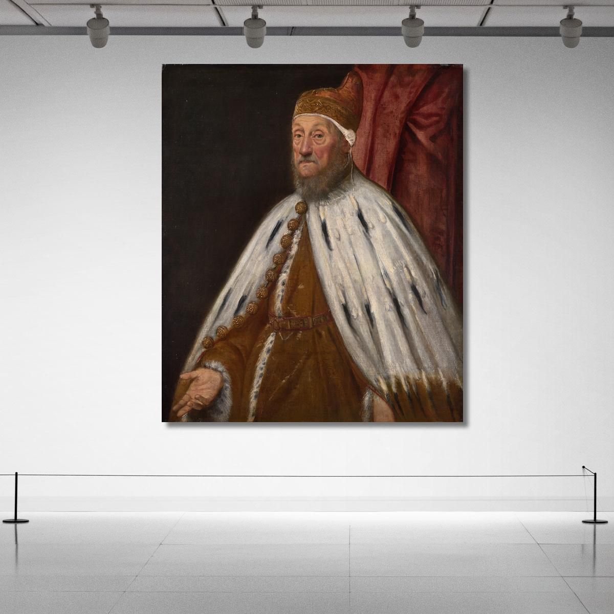 Doge Pietro Loredano Jacopo Tintoretto jtn7 canvas print 