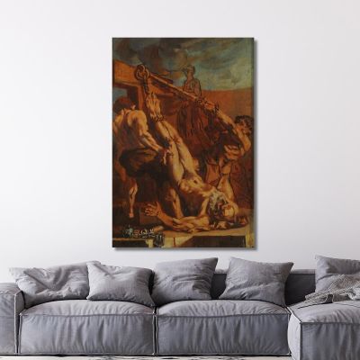 Martyrdom Of Saint Peter Jacopo Tintoretto jtn11 canvas print 
