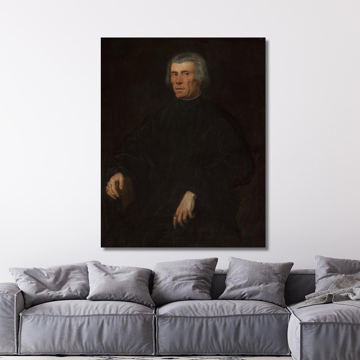 Portrait Of A Man Jacopo Tintoretto jtn23 canvas print 