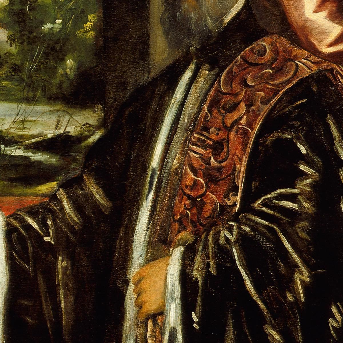 Portrait Of Marino Grimani Jacopo Tintoretto jtn29 canvas print