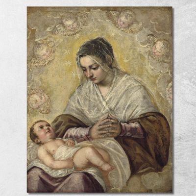 The Madonna Of The Stars Jacopo Tintoretto jtn42 canvas print 