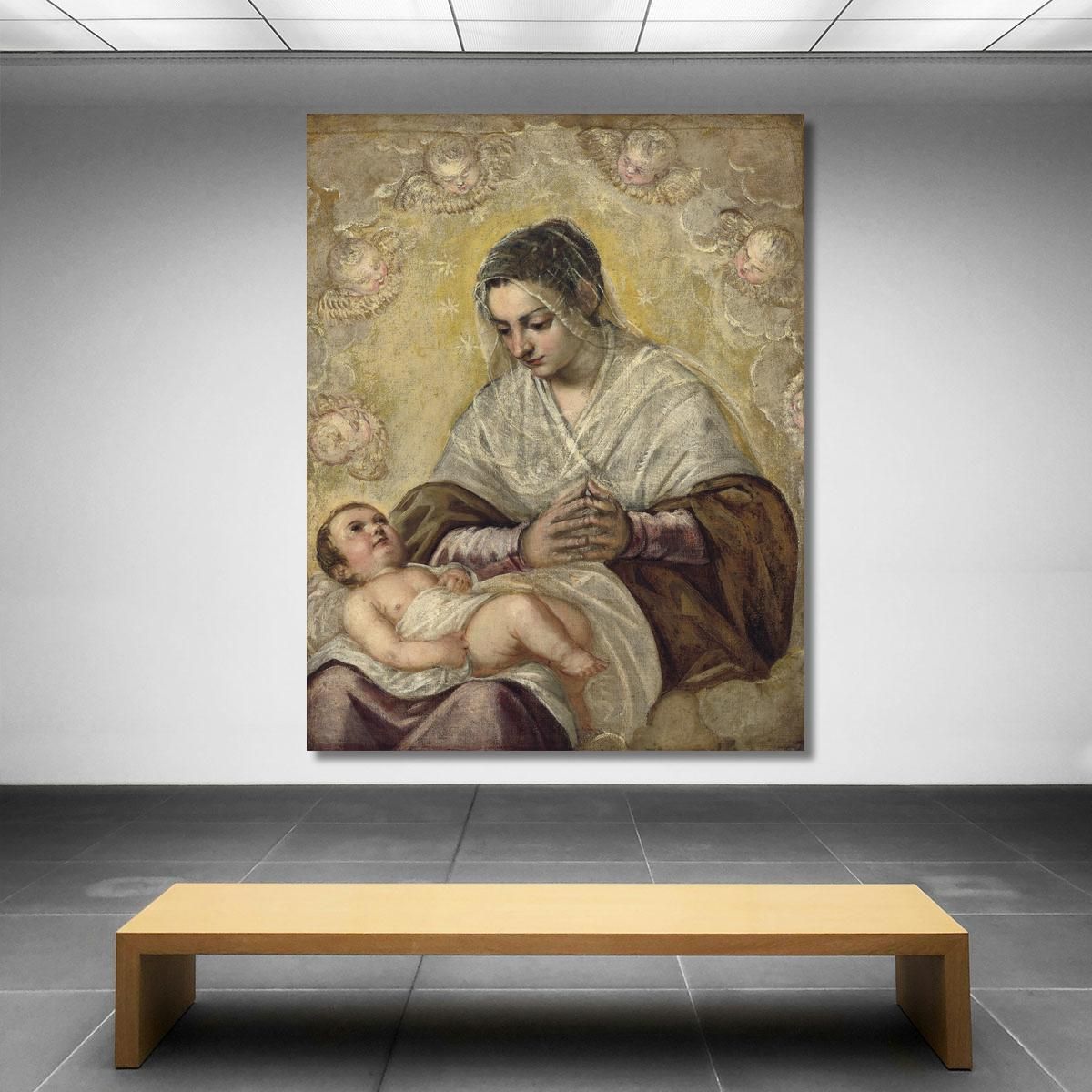 The Madonna Of The Stars Jacopo Tintoretto jtn42 canvas print 