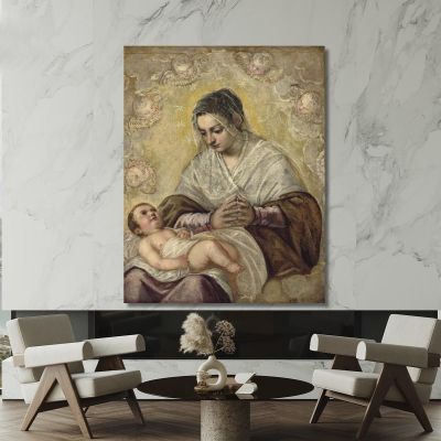 The Madonna Of The Stars Jacopo Tintoretto jtn42 canvas print 