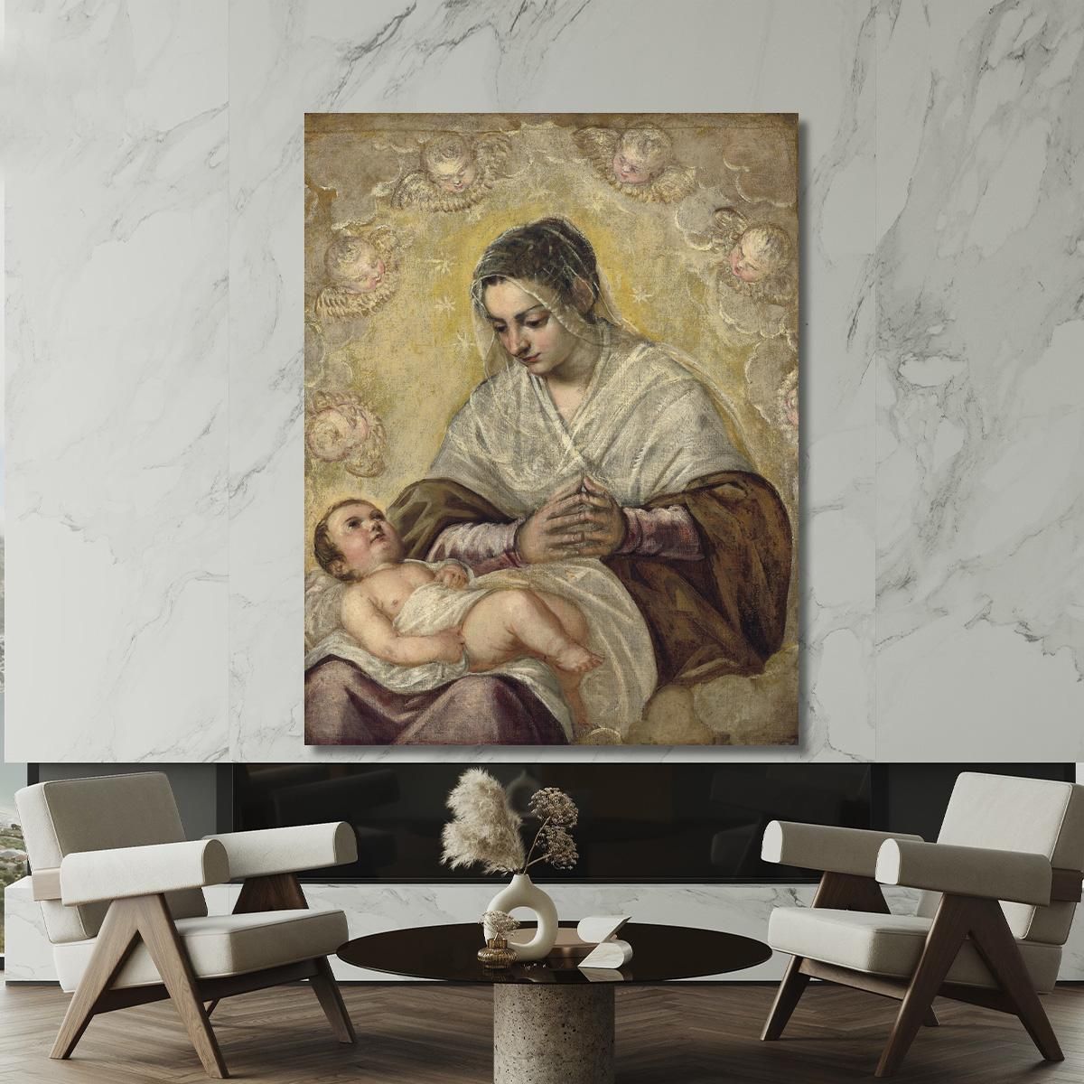 The Madonna Of The Stars Jacopo Tintoretto jtn42 canvas print 