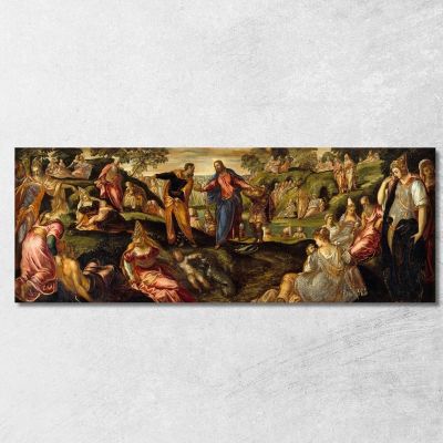 The Miracle Of The Loaves And Fishes Jacopo Tintoretto jtn44 canvas print 