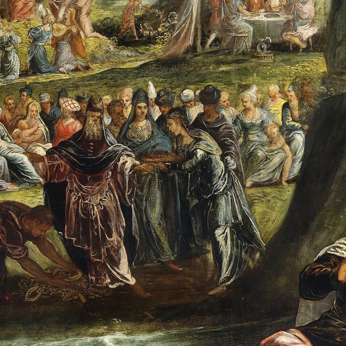The Worship Of The Golden Calf Jacopo Tintoretto jtn46 canvas print