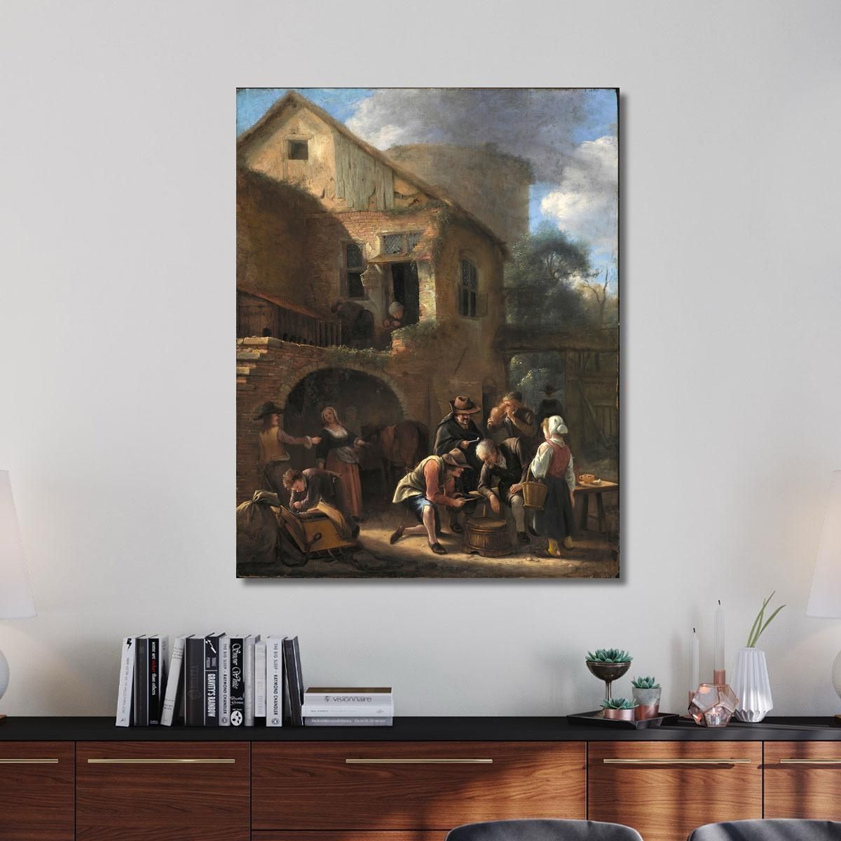 A Party Of Peasants Jan Steen jsn5 canvas print 