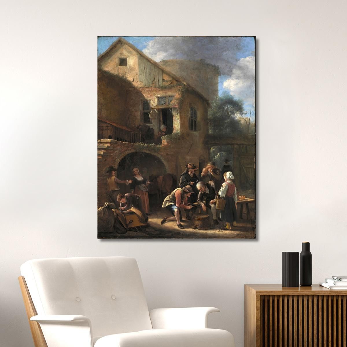 A Party Of Peasants Jan Steen jsn5 canvas print 