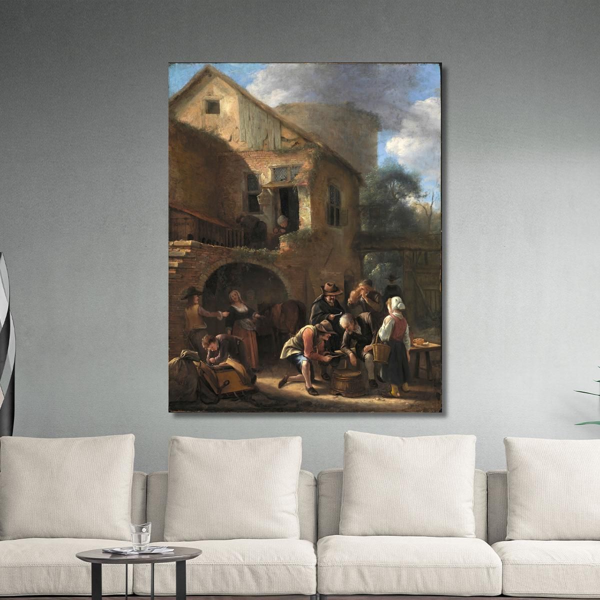 A Party Of Peasants Jan Steen jsn5 canvas print 