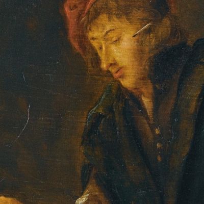 A Youth Reading Jan Steen jsn12 canvas print