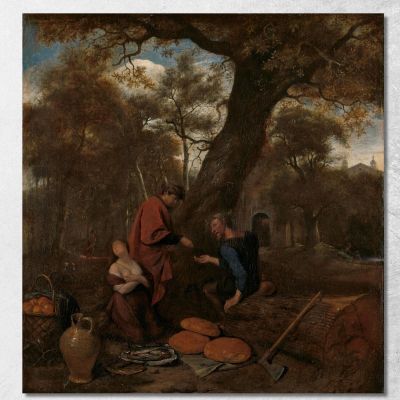 Erysichthon Selling His Daughter Jan Steen jsn24 canvas print 