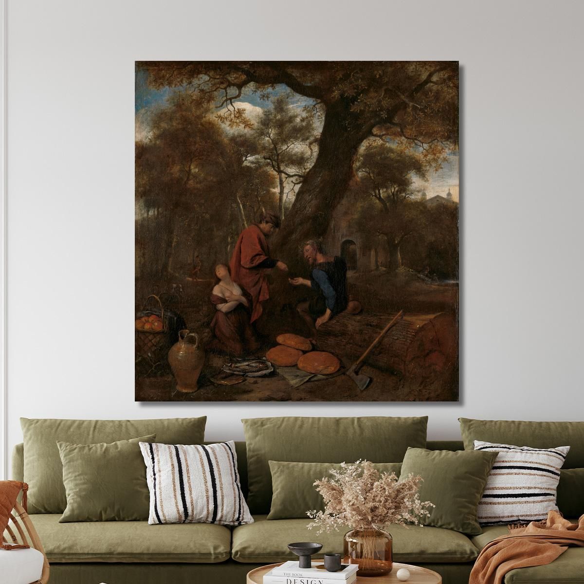 Erysichthon Selling His Daughter Jan Steen jsn24 canvas print 
