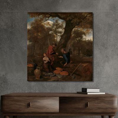 Erysichthon Selling His Daughter Jan Steen jsn24 canvas print 