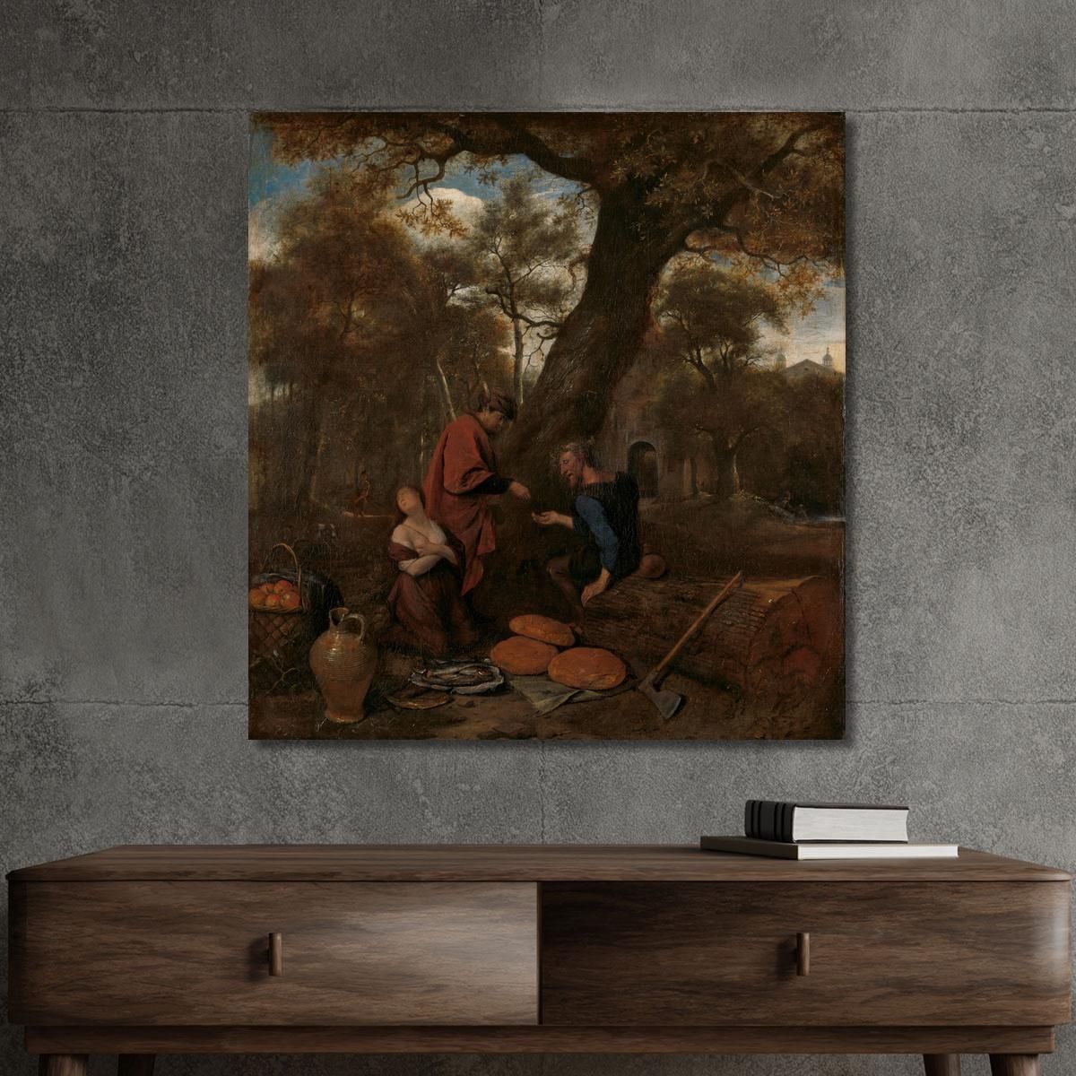 Erysichthon Selling His Daughter Jan Steen jsn24 canvas print 