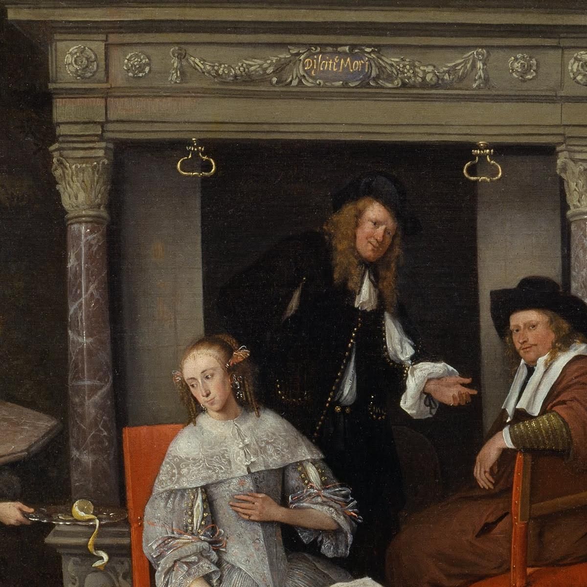 Fantasy Interior With Jan Steen And The Family Of Gerrit Schouten Jan Steen jsn27 canvas print