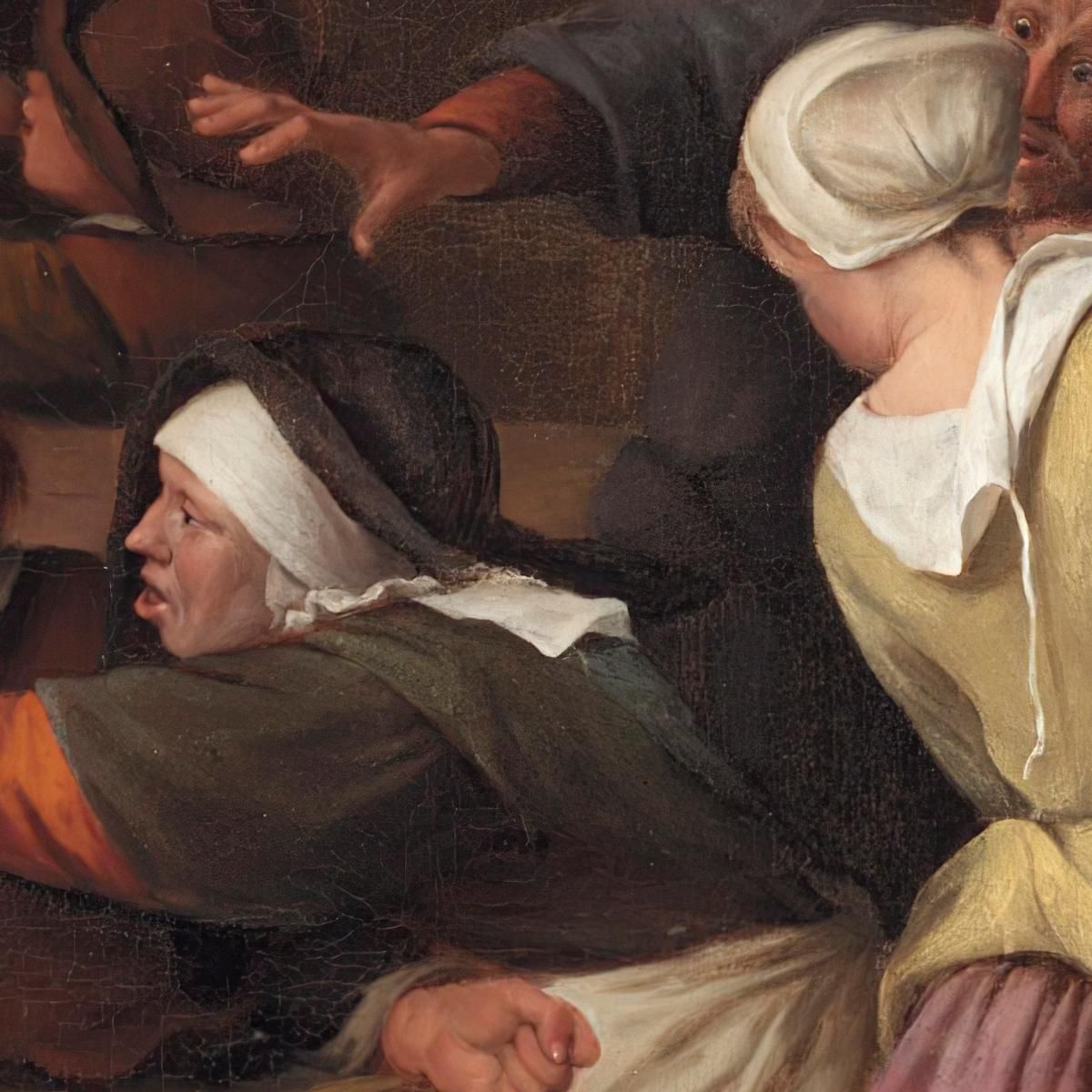 Gamblers Quarreling Jan Steen jsn29 canvas print