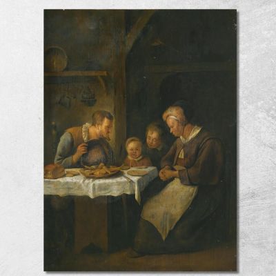 Grace Before A Meal Jan Steen jsn31 canvas print 