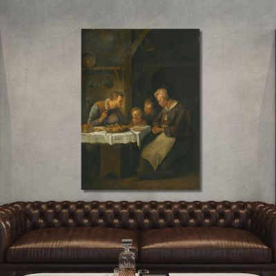 Grace Before A Meal Jan Steen jsn31 canvas print 
