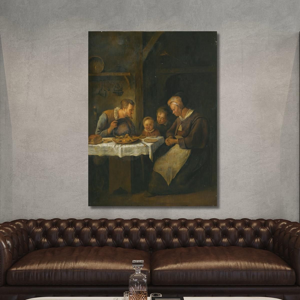 Grace Before A Meal Jan Steen jsn31 canvas print 
