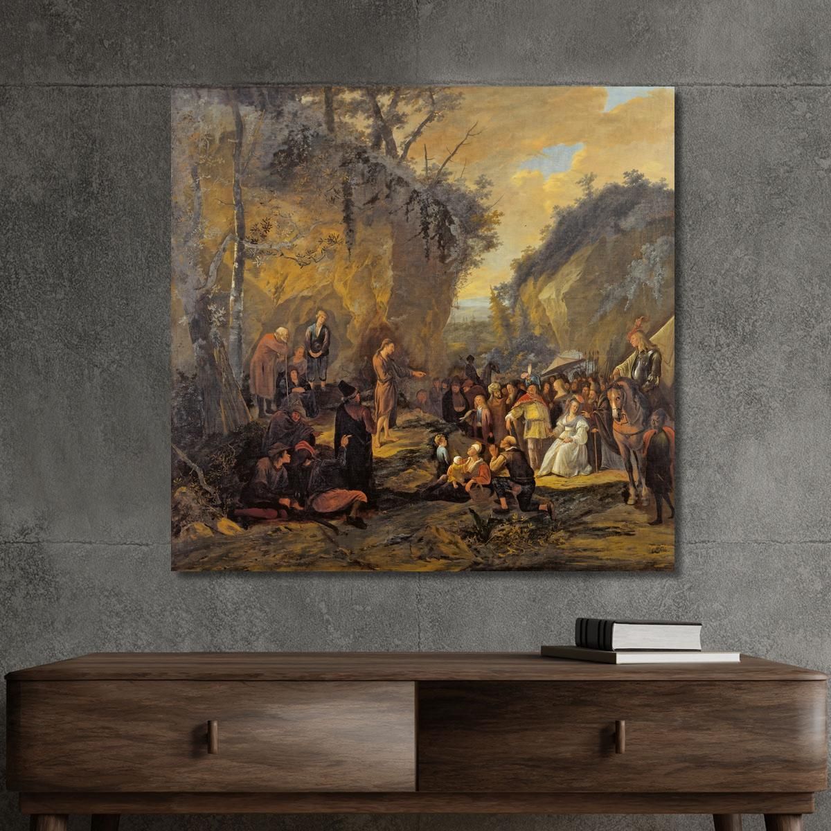 John The Baptist Preaching Jan Steen jsn35 canvas print 