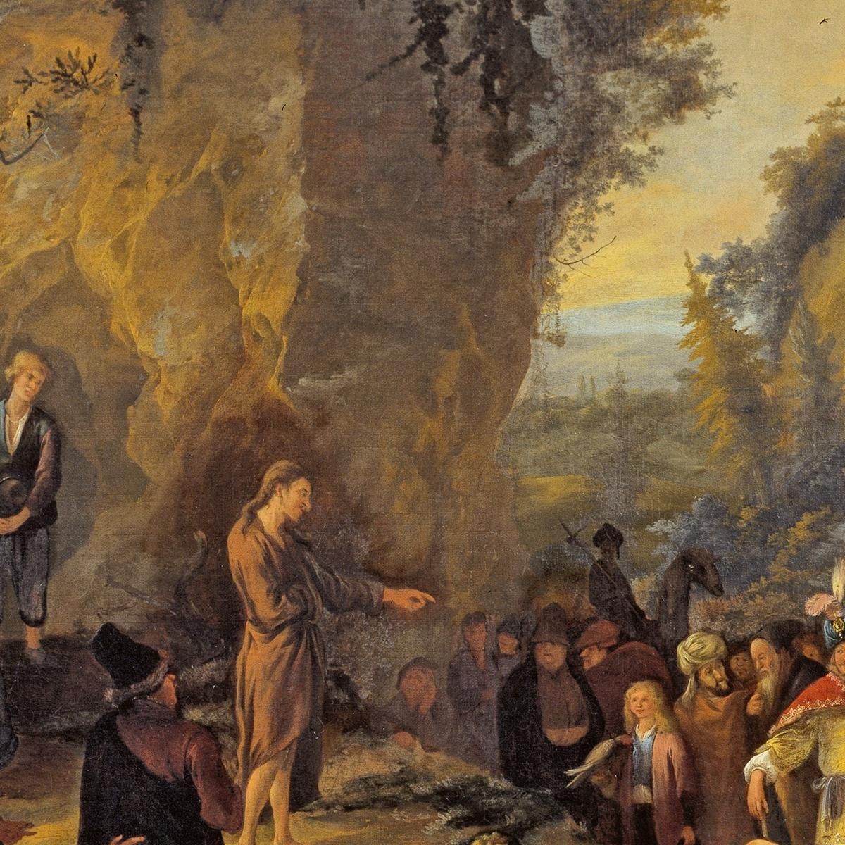 John The Baptist Preaching Jan Steen jsn35 canvas print
