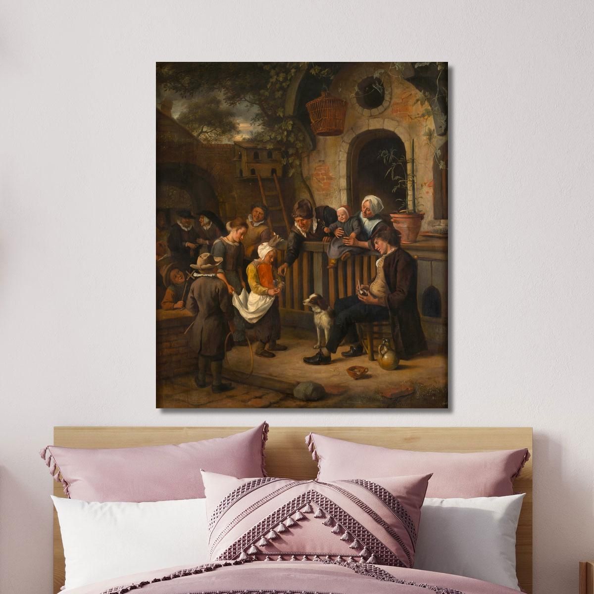 Le Petit Queteur Jan Steen jsn36 canvas print 
