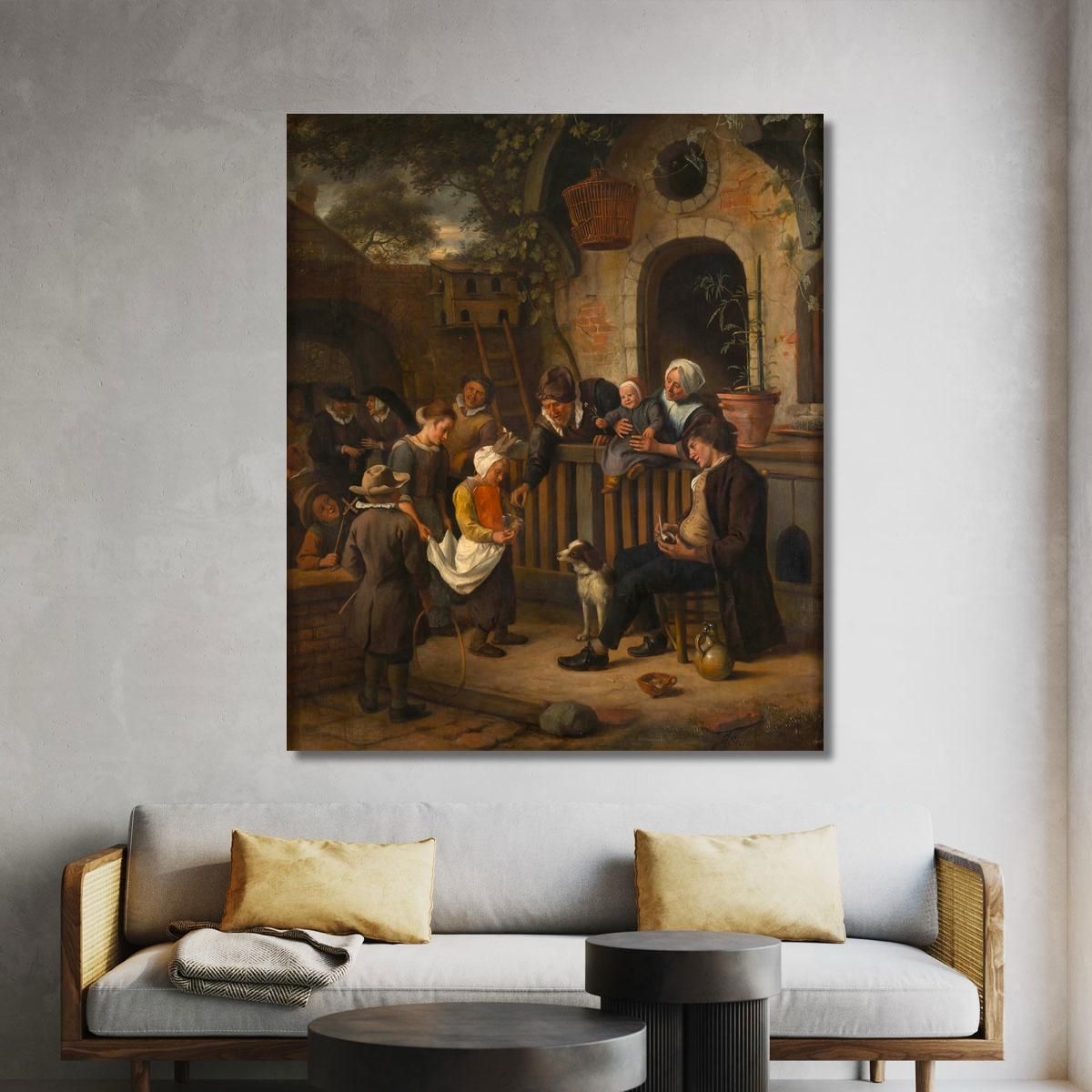 Le Petit Queteur Jan Steen jsn36 canvas print 