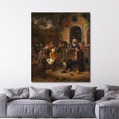 Le Petit Queteur Jan Steen jsn36 canvas print 