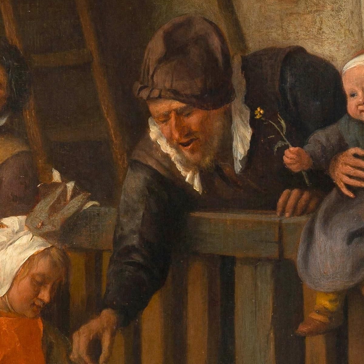 Le Petit Queteur Jan Steen jsn36 canvas print