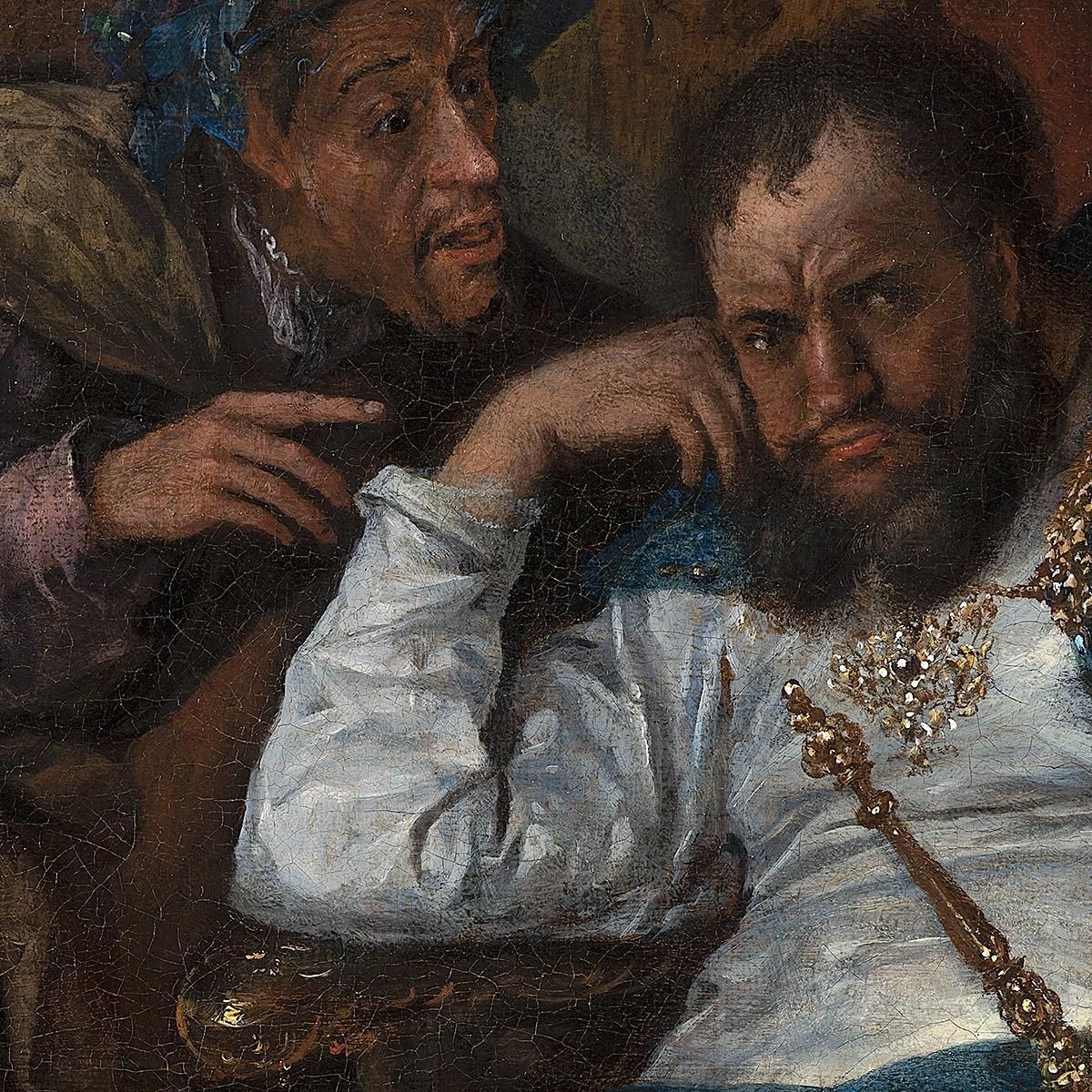 Moses And Pharaoh'S Crown Jan Steen jsn39 canvas print