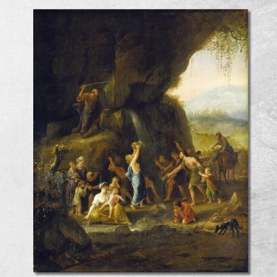 Moses Striking The Rock Jan Steen jsn40 canvas print 