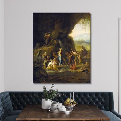 Moses Striking The Rock Jan Steen jsn40 canvas print 