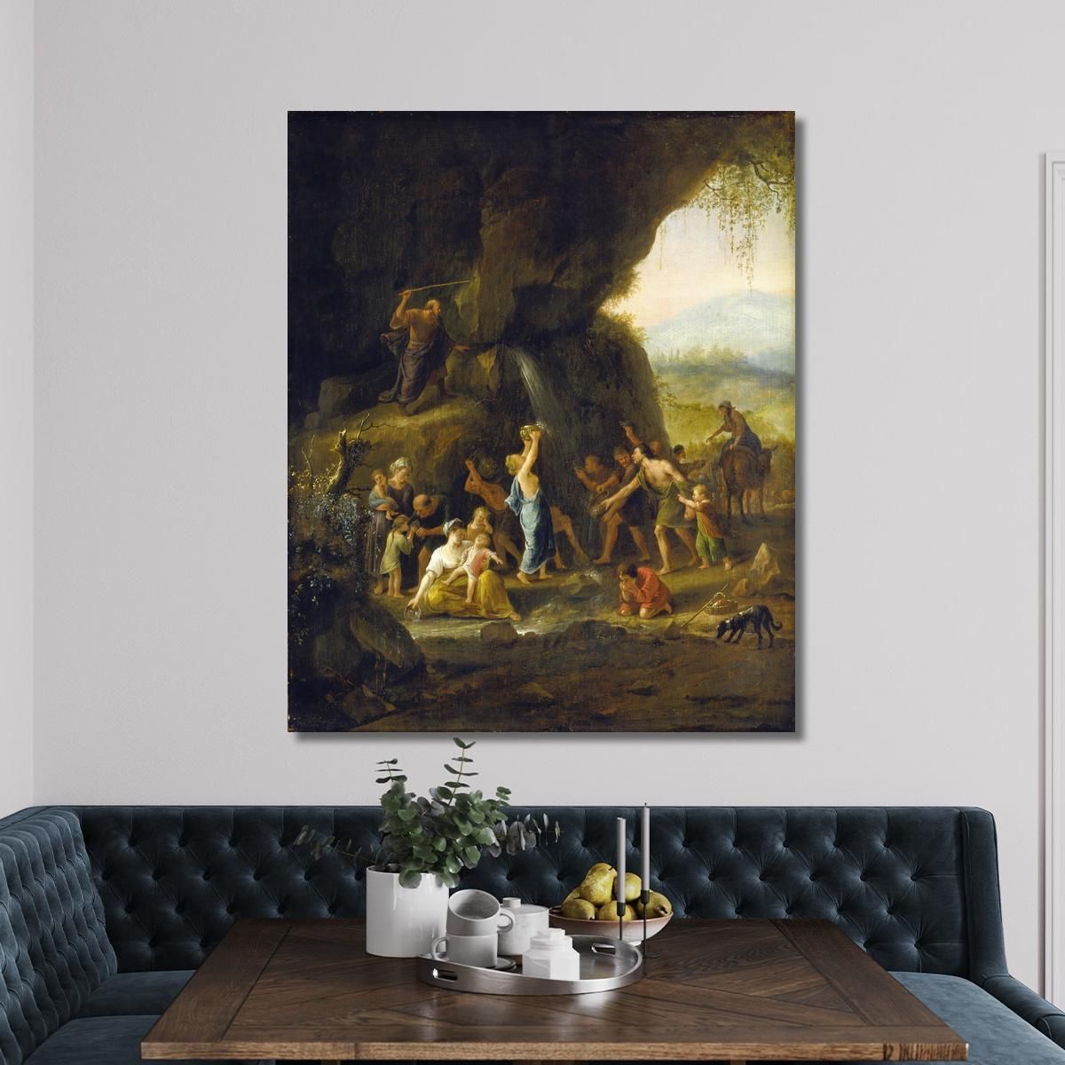 Moses Striking The Rock Jan Steen jsn40 canvas print 