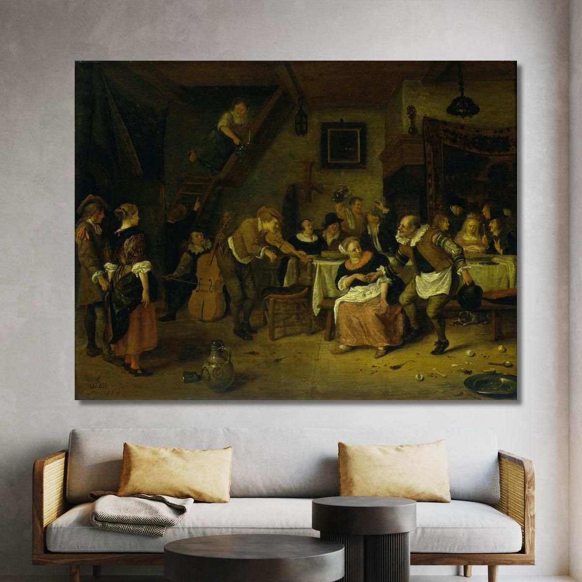 Peasant Wedding Jan Steen jsn41 canvas print 