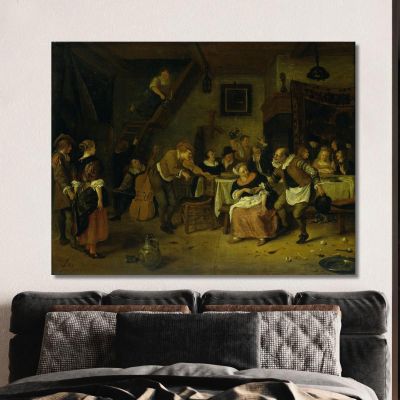 Peasant Wedding Jan Steen jsn41 canvas print 