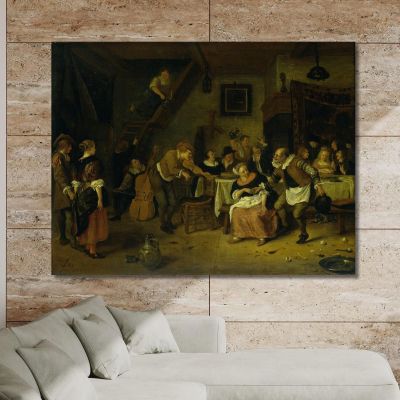 Peasant Wedding Jan Steen jsn41 canvas print 