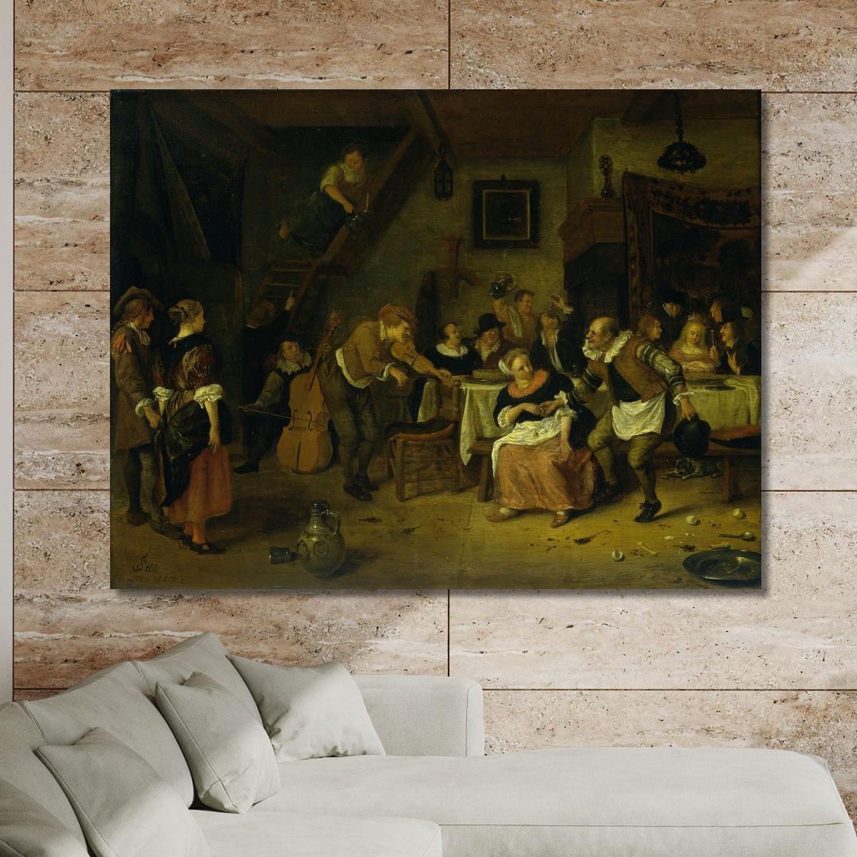 Peasant Wedding Jan Steen jsn41 canvas print 